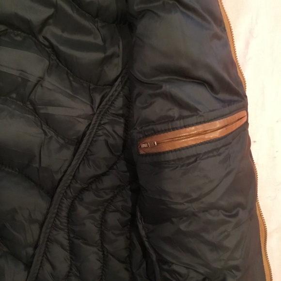 🤠 Scully Leather Western Vest Womens Ribbed Cognac Soft Zip Stand Collar 🤠 - Picture 6 of 10